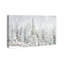 «Magic Snow Trees, Snow Trees Forest Modern White» par Oliver Gal - impression sur toile-71089467-71089478