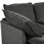 Chenille grise modulaire avec rangement, sièges confortables pour espace de divertissement luxueux-216469462