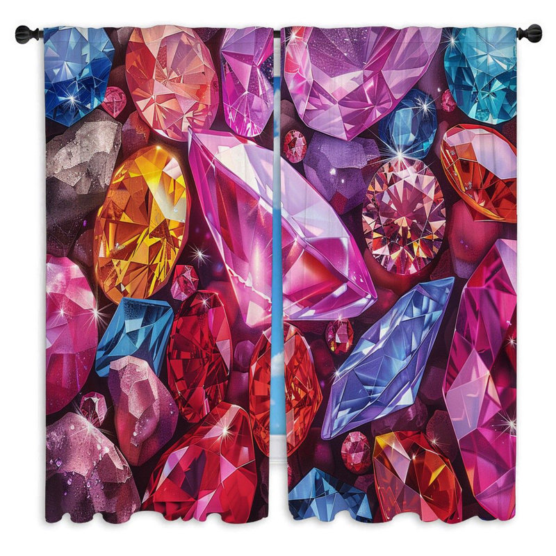 Rideaux de fenêtre Gems, L 56 po x L 78 po