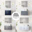 Meuble-lavabo simple.  Comptoir et miroir en marbre de culture-1147823653