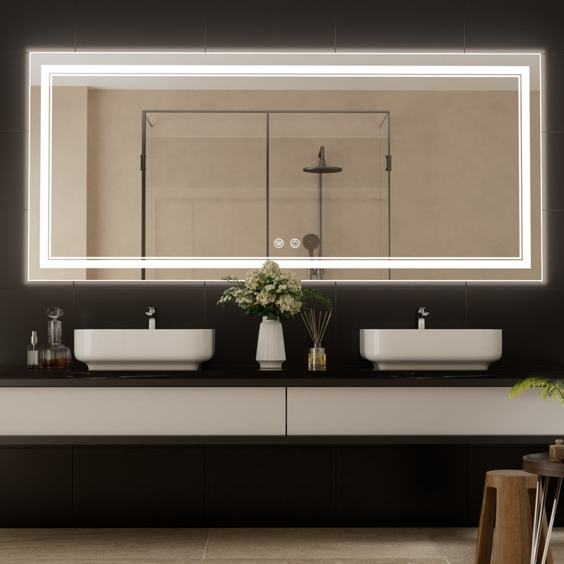 Miroir de salle de bain Kaelia, 30 po x 72 po