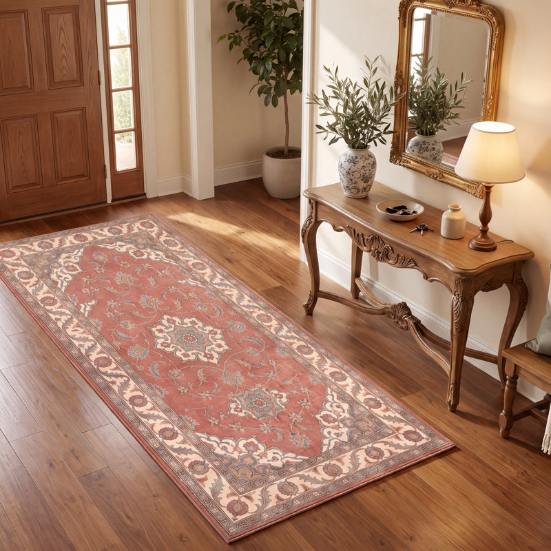Tapis traditionnel teint uni olive, orange, ivoire, or, vert et gris, lavable à la machine, antidérapant, à poils courts, pour l'intérieur et l'extérieur, adapté aux animaux domestiques, idéal pour le salon, la chambre, la salle à manger, l'entrée, le couloir ou le bureau.