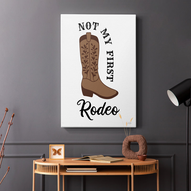 Not My First Rodeo -Gallery Wrapped Cavas, 60" H x 40" W