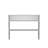 White Console Table with Open Storage-857759185