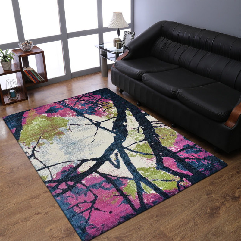 Tapis en polypropylène tissé à la machine Chung, 4 pi x 6 pi
