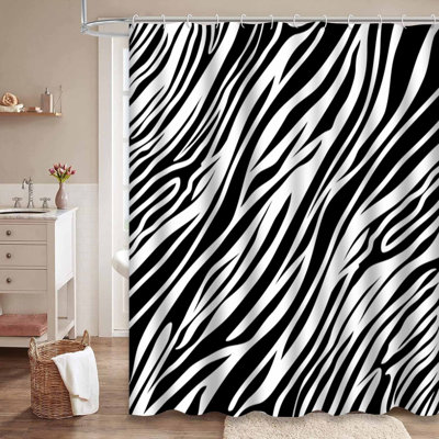 Rideau de douche Zebra Spots