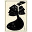 Art Direct Beardsley, galerie d'art sur toile tendue Aubrey, Salome 1894, The Black cape-103609737