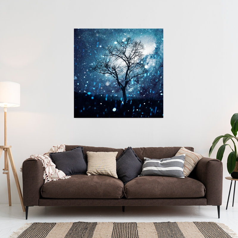 «The Miracle Tree», paysage contemporain contemporain, art, 36" H x 36" W