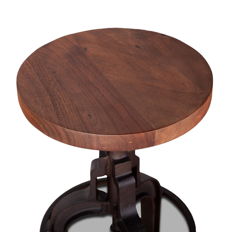Blayne Adjustable Stool with Metal Frame