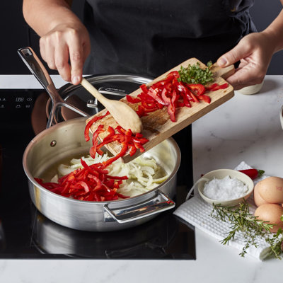 Demeyere Essential 5 24 cm 18/10 Stainless Steel Saute Pan