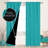 Deconovo 100 Percent Blackout with Liner Rod Pocket Curtain Panel Pair-75196908-75196902