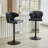 2 Pieces Modern Rotating Adjustable Bar Chair