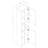 Liora Narrow 2-Door Narrow Bookcase-106679493