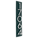 Floating Modern 4" Number Vertical Address Plaque (5 Digits)