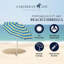 Parasol de plage portatif et réglable-111460308