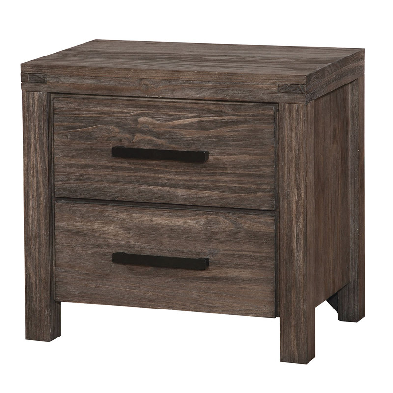 Table de chevet 2 tiroirs Isiash