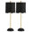 Black/Brass Gold