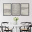 «Geometric Abstract Simple Neutral Modern Home Decor», reproduction d'art sur toile encadrée-149008348-195431852