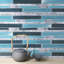 Initial Sequence Natural Stone Linear Mosaic Wall Tile-36931349