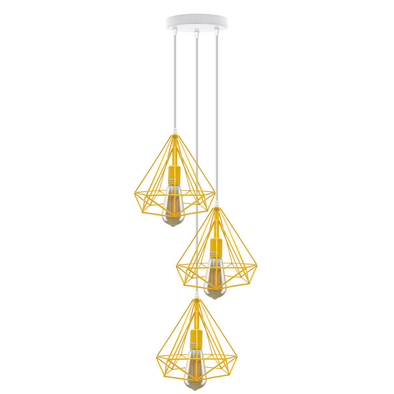 Ambreia 3 - Light Cluster Pendant, Blue