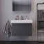 Meuble-lavabo simple 31,5 po Duravit No.1 graphite mat