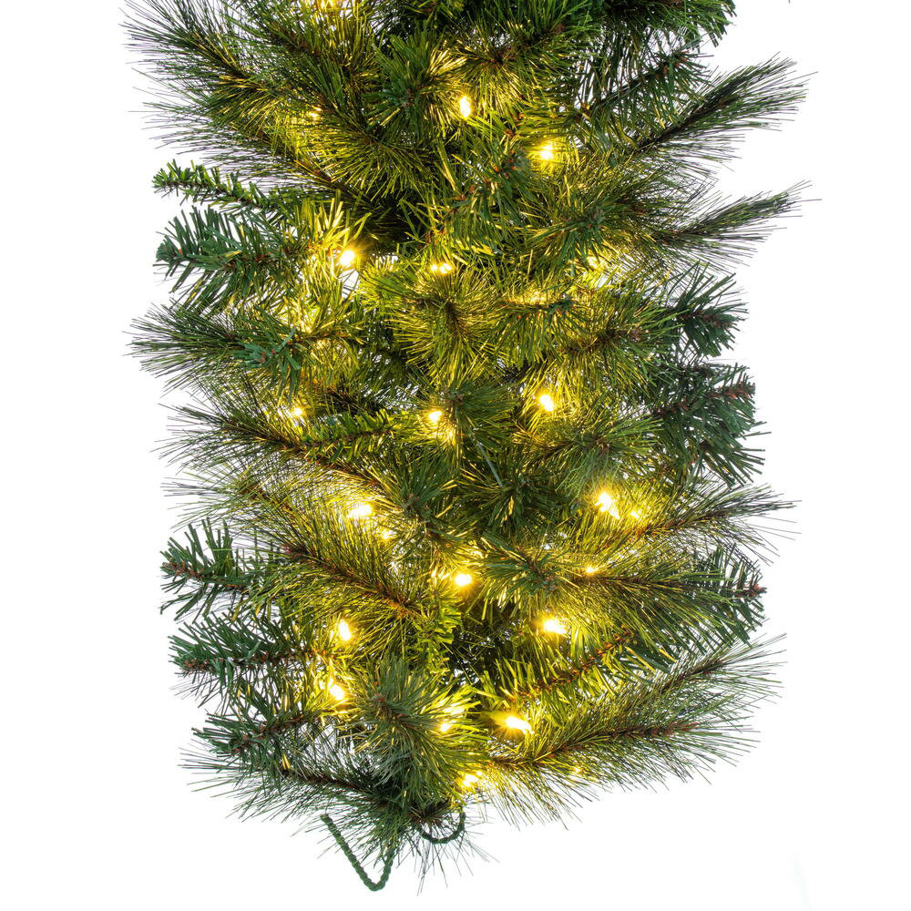 108" Pre-Lit Pine Garland