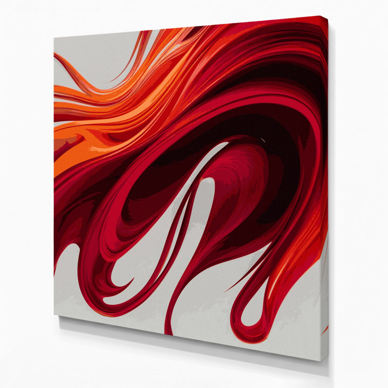 Gradient Abstract 8 Grey Canvas Wall Art, 8" H x 8" W