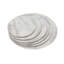Plateau de table rond en verre trempé durable avec design en marbre - remplacement et housse pour salle à manger / café / patio (intérieur et extérieur)-121781960