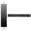 Bordon 1"x 7-7/8" Ceramic Quarter Round Wall Tile Trim in-659432137