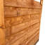 Powersheds 4 x 6ft Timber Overlap Windowless Pent Garden Shed, Double Doors