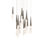 Solitude 13 Light Crystal LED Multi-Light Pendant