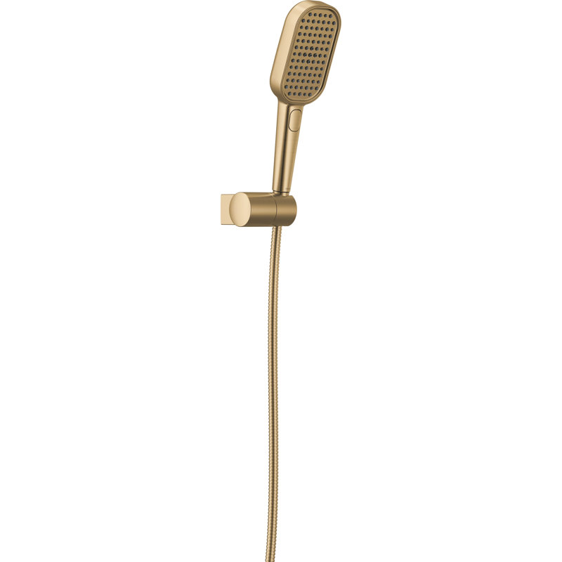 Douche à main 4 réglages Delta or, 1,75 gallons par minute, Lumicoat® bronze champagne