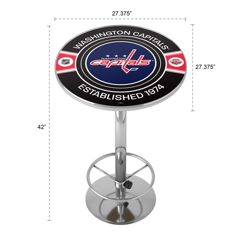 Table de bar avec repose-pieds Washington Capitals