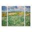 Ensemble de 3 panneaux d'art mural - Vincent Van Gogh «Plain près d'Auvers, 1890», art mural sur toile pour le salon, la chambre à coucher ou le bureau-130672603
