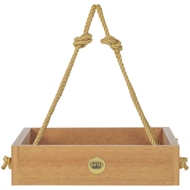 Mangeoire d'oiseaux Birds Choice, Teck naturel