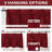 Pinch Pleat Valance for Kitchen Window Blackout Faux Linen Textured Solid Beige Valance for Living Room  Farmhouse Linen Curtain Valance Window Treatment Back Tab-101841147