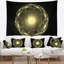 Tapisserie florale brillante radiale brillante-28486477