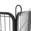 Enclos d'exercice extérieur pour chien avec parc en métal de 31,7 po de hauteur, porte, fer rouille, verrouillage automatique par gravité, formes polyvalentes, protection de plancher pour animaux de compagnie robuste et verrouillage-2138921276-2138921273