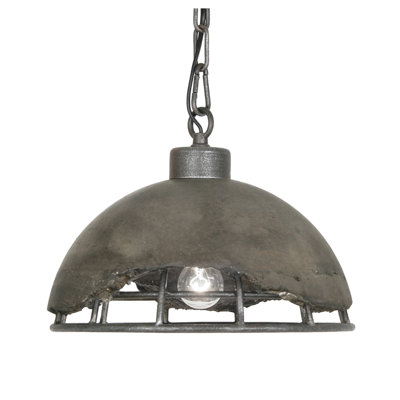 Brotherhood 1 - Light Rust Dome Pendant