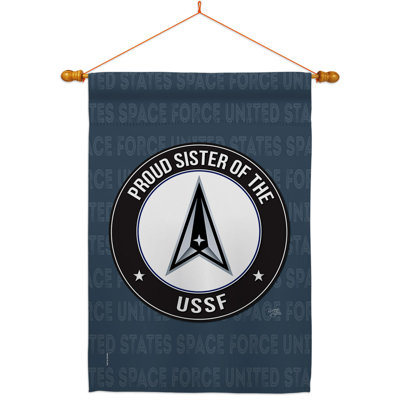 Double Sided 40'' H x 28'' W Polyester Flag Set