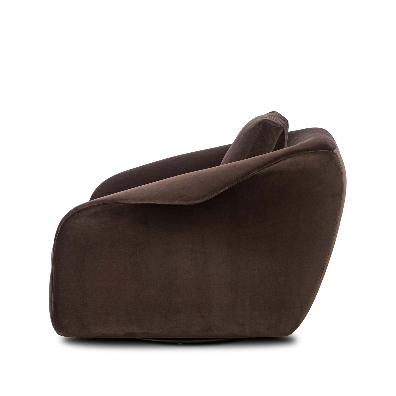 Latongia Upholstered Swivel Armchair, Surrey Cocoa
