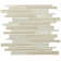 Interlocking 12" x 12" Natural Stone/Glass Mosaic Sheet Tile