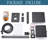 8 Inch Rainfall Shower System With High Pressure Handheld Shower Head, Bathroom Mixer Shower Set, Wall Mounted Shower Faucet With Tub Spout-119401820