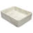 White Stone Handmade Rectangular Vessel Bathroom Sink
