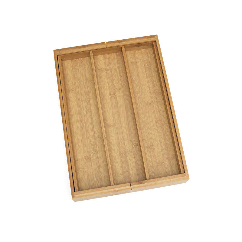 Porte-ustensiles extensible en bambou