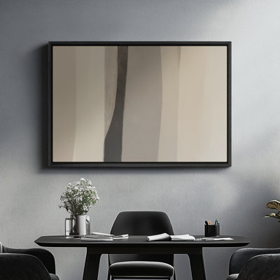 Framed Canvas Wall Art - Vintage Abstract Wall Prints for Bedroom - 24"x36"