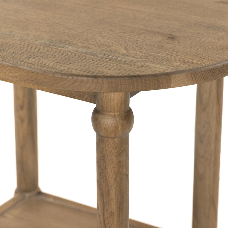 Charnes End Table, Warm Natural Oak