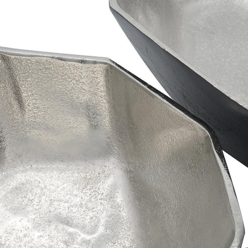 Bol décoratif en aluminium Allaroe - ensemble de 2