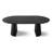 46"-83" Modern Extendable Dining Table Set With Upholstered Chairs, Round To Oval Pedestal Dining Set For 4–8 People-1018997834-1018997835