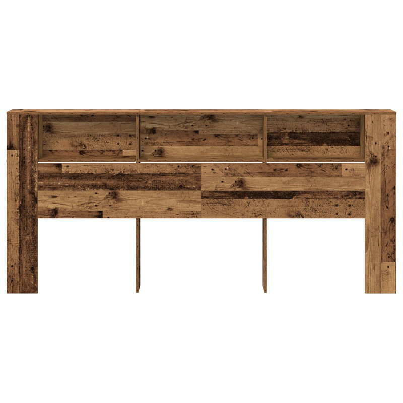 Solid Wood Emperor (7') Bookcase Headboard